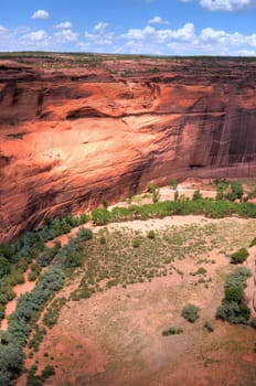 Canyon de Chelly entrance the Navajo nation