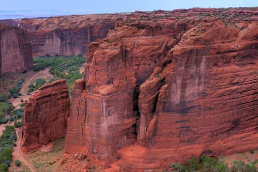 Canyon de Chelly entrance the Navajo nation