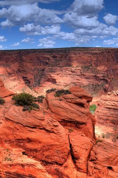 Canyon de Chelly entrance the Navajo nation