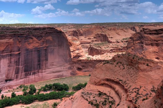 Canyon de Chelly entrance the Navajo nation