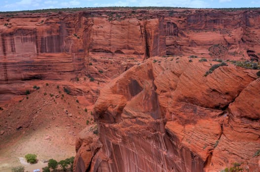 Canyon de Chelly entrance to the Navajo nation
