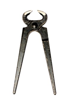 Industrial tools isolated white background