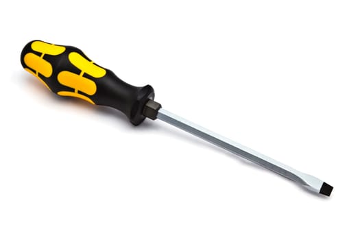 Industrial tools isolated white background
