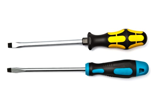 Industrial tools isolated white background