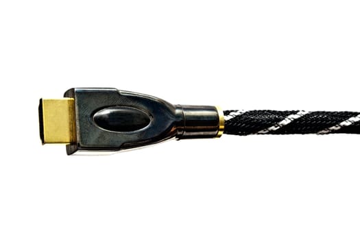 HDMI cable isolated on white background