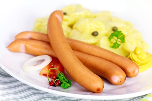 Wiener - Frankfurter with potato salad