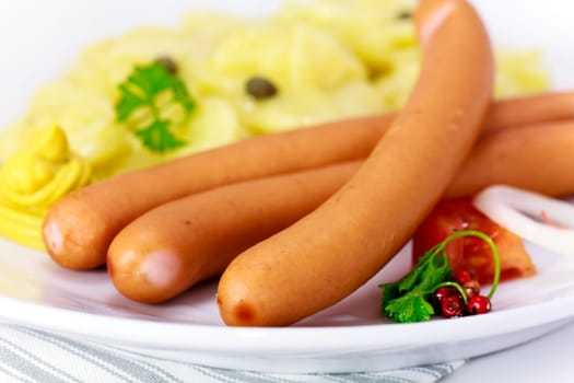 Wiener - Frankfurter with potato salad