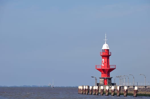 red lighthouse