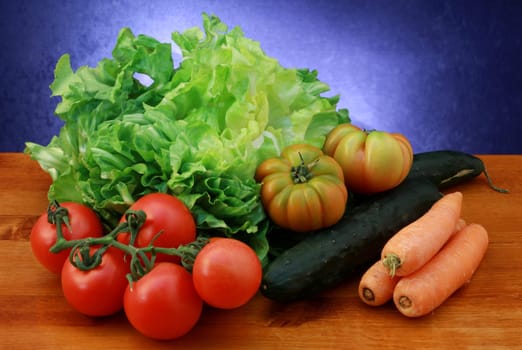 some mixed fresh vegetables