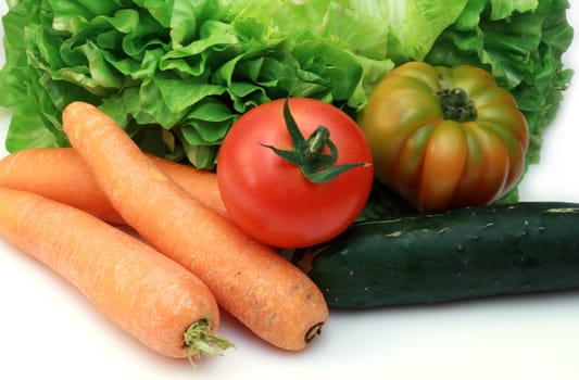 some mixed fresh vegetables