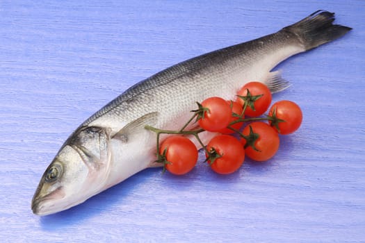 sea bass with lemon and tomatoes