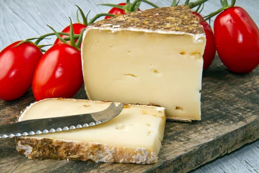 part of aged italian cheese