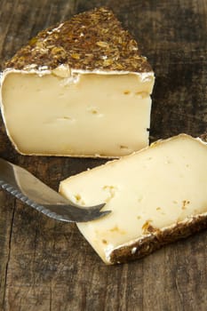 part of aged italian cheese