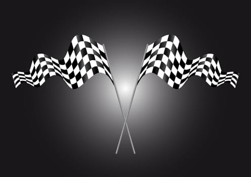 Checkered flags