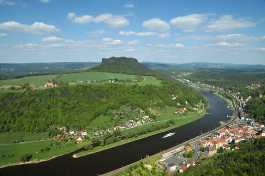 Lilienstein on the Elbe