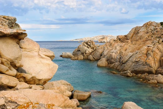 granite rocks in Porto Massimo La Maddalena Sardinia Italy