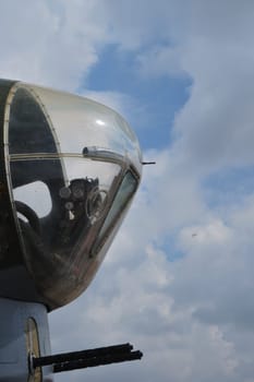 Detail of planes gun turret