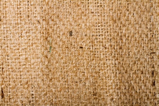 Close up view detail of some sacking texture.