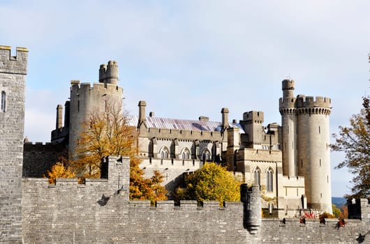 Arundel castle in Sussex, England