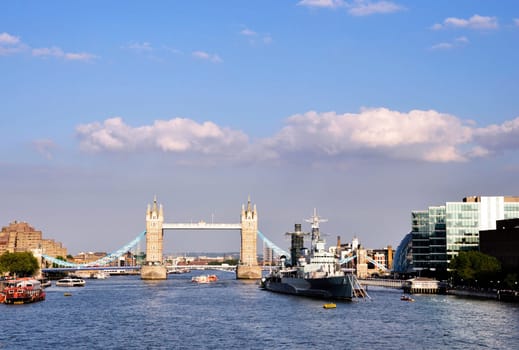 Tower Bridge in London, UK