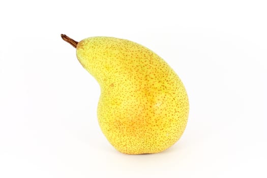 Ripe fresh yellow pear, isolated