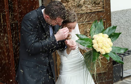 Bride and groom