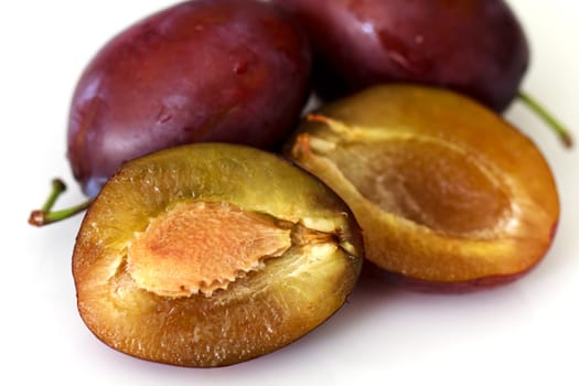 Ripe plums