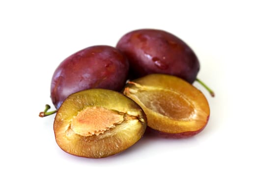 Ripe plums