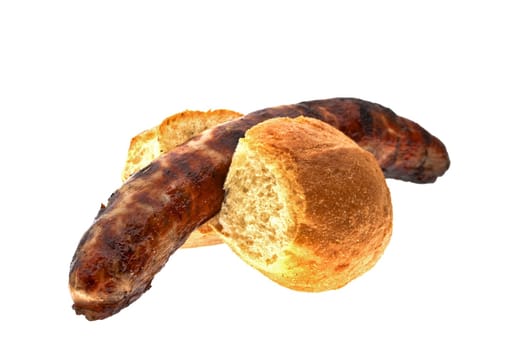 Bratwurst with rolls