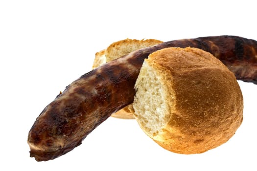 Bratwurst with rolls