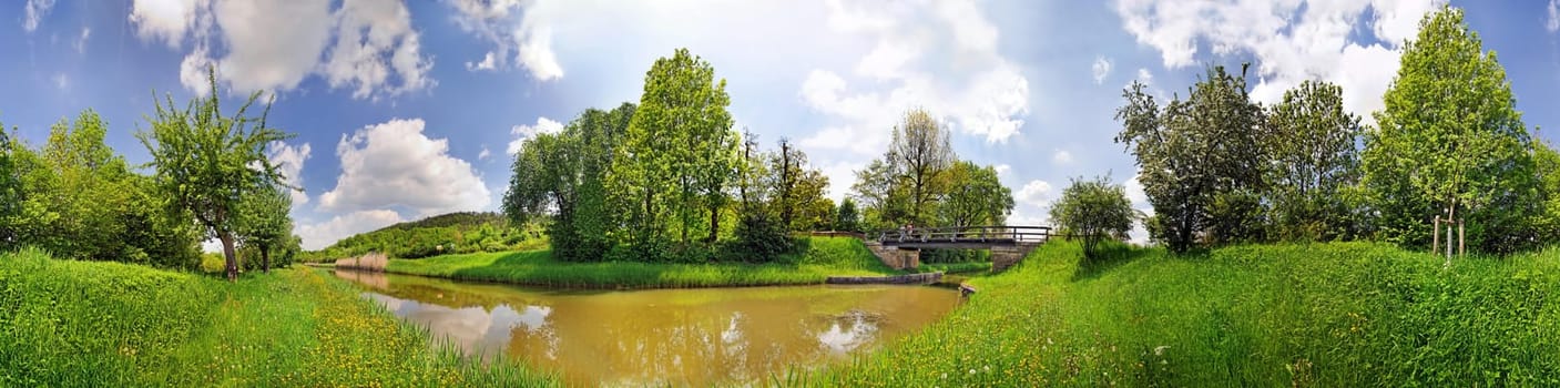 Old Ludwig Canal near Berching,Bavaria,Germany