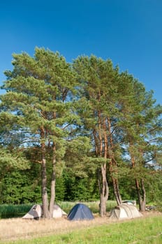 Riverside tents