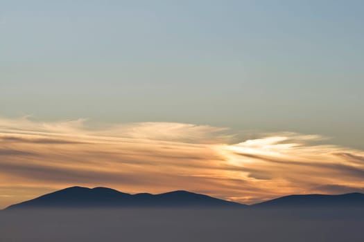 Sunset in the Alps