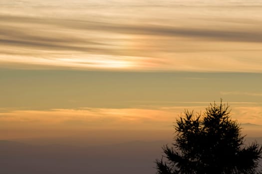 Sunset in the Alps