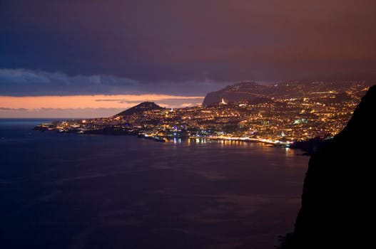 Funchal at night
