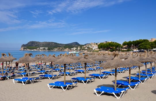 Sandy beach in Mallorca