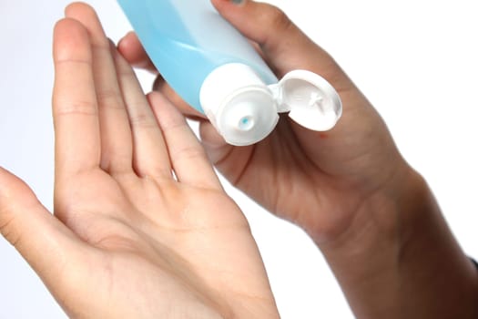 Hand disinfection