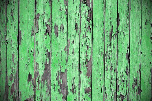 Texture - wooden wall with old paint