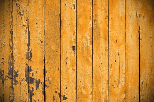 Texture - wooden wall with old paint