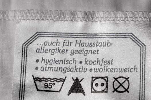 Washing label