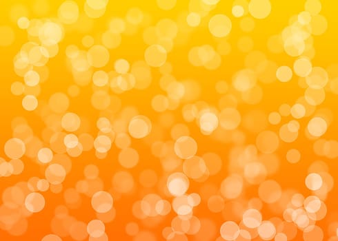 Light reflections orange abstract