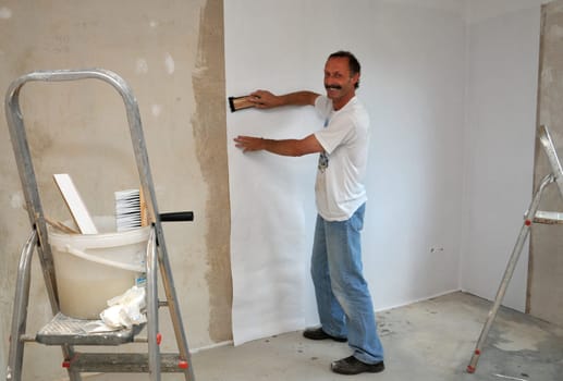 Applying wallpaper