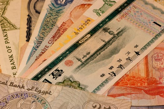 Various banknotes