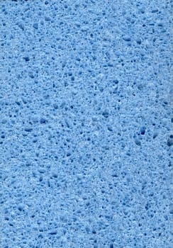Blue Cellulose Sponge Material suitable for background or texture
