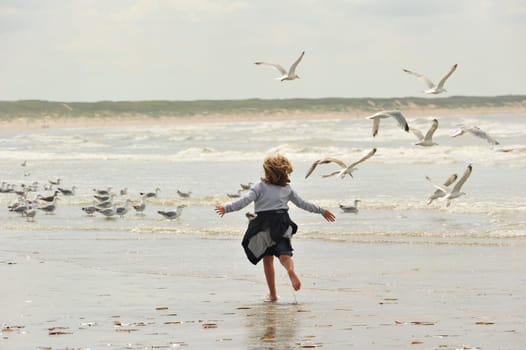 On the beach