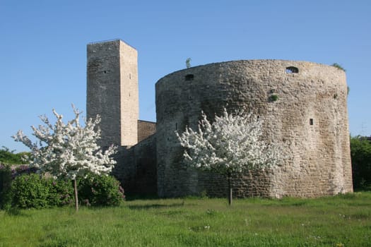 City wall in Staßfurt