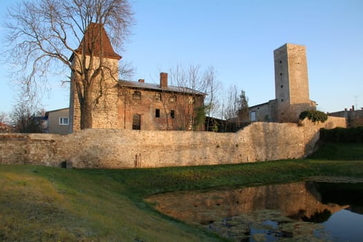 City wall in Staßfurt