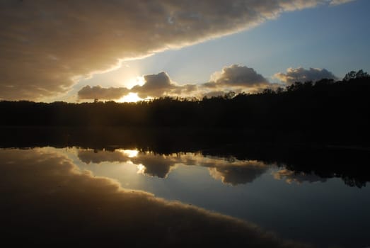 Sunrise on Myall Lake