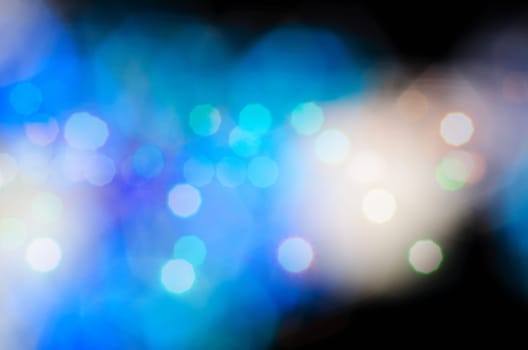 blue bokeh - blur lights, defocused background