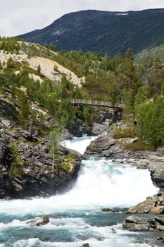 Mountain stream in Norway